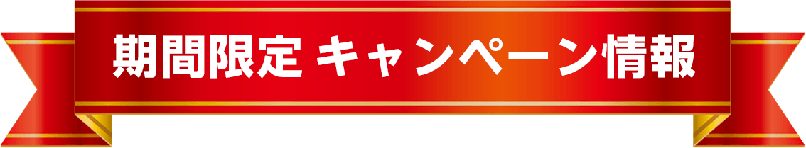 期間限定キャンペーン情報